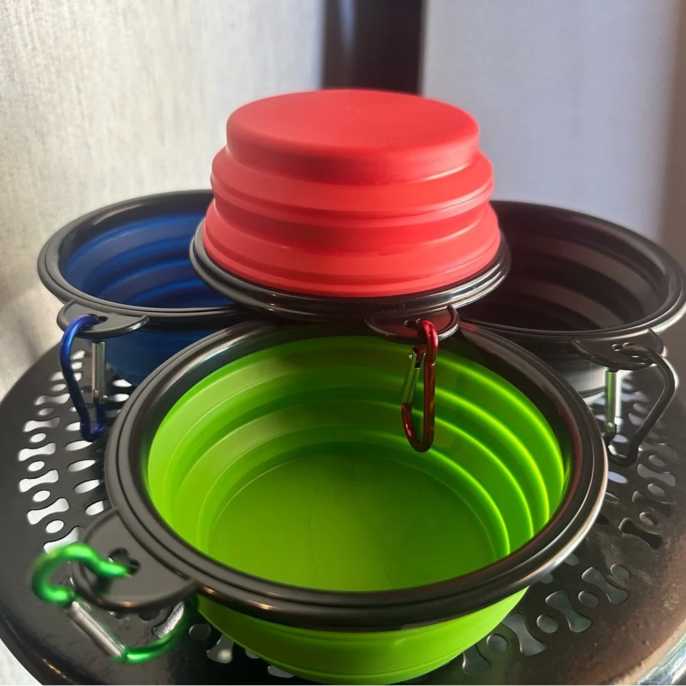 Abstract Color dog bowls